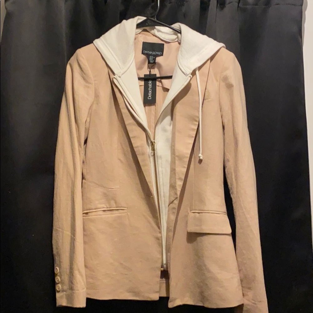 Cynthia Rowley Hoodie Blazer